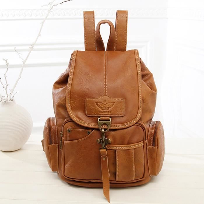 Sac à deals dos vintage cuir