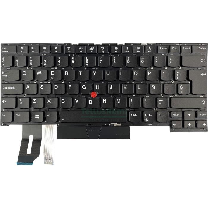 Clavier Rétroéclairé Pour Lenovo T460S/T470S - Référence SN20L82088 - QWERTY US - Occasion Fonctionnel