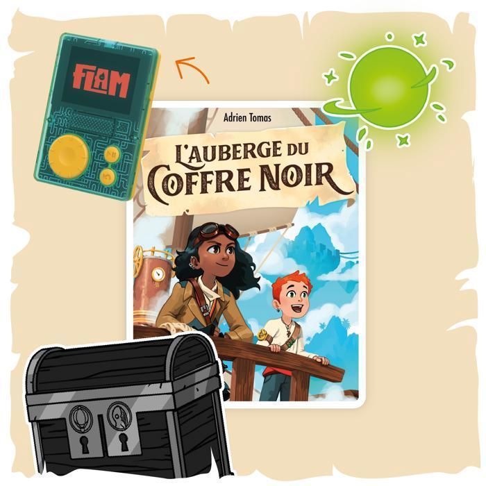 L'Auberge du Coffre Noir - Livre audio interactif dès 9 ans à écouter sur FLAM - Conteuses