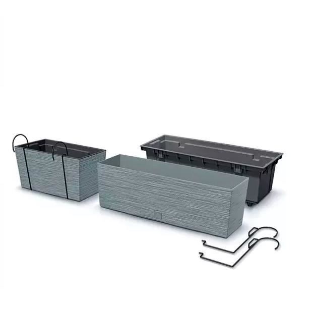 Prosperplast Sottovaso TERRA In Plastica Resistente 41x41x5,5 Cm - Design Moderno Per Vasi Grandi - 3