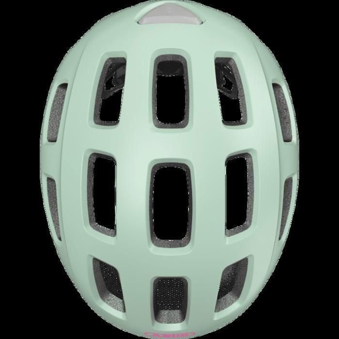 Casque Vélo ABUS Youn-I 2.0 Avec Lumière - Enfants Adolescents Filles Garçons - Mint Taille S