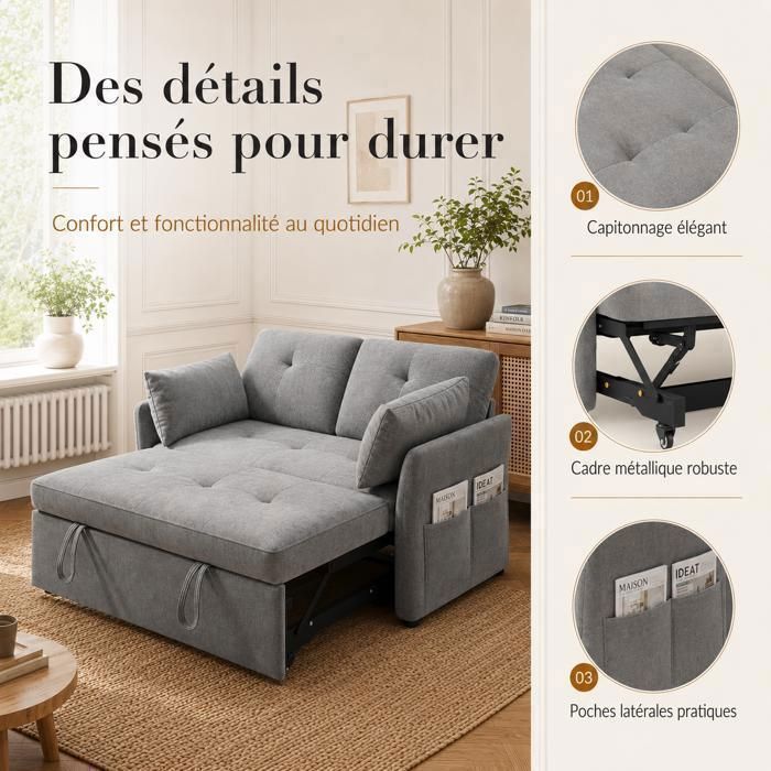 Canap 2 Place Convertible Butnull