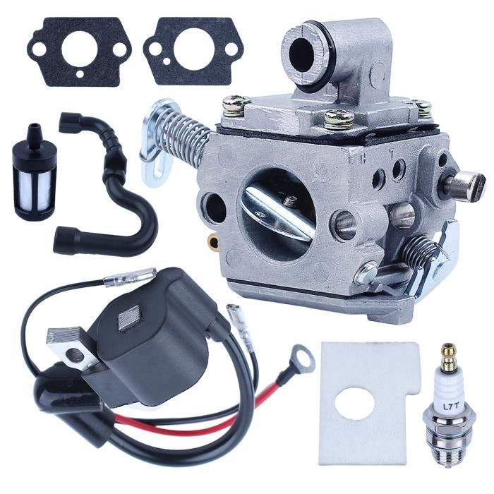 Kit Carburateur, Filtre à Air, Tuyau Essence Pour Stihl FS120 FS200 Fs020 Fs202 Fs300 Fs350 Debroussailleuse 92091071