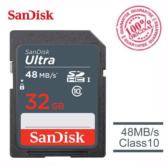 Carte SD Ultra rapide pour appareil photo, 32 go-8 go-32 go