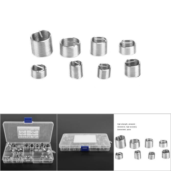 Kit De Réparation De Filetage M2.5x0.45 - 30 Pièces, Inserts Acier Inoxydable + Outils, Pour Aluminium, Machines - 5