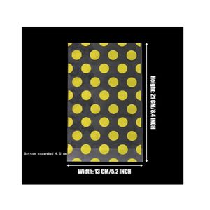 YDHfdc 200 Pièces Motif de Rose Sachets Transparents en Cellophane 100
