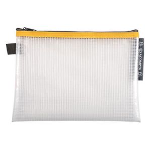 T&F Lot de 20 pochettes en plastique transparent avec fermeture éclair - Format A4/A5 - Blanc