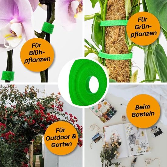 Hinrichs Attache Plante 8 m - Fil de Fer Jardin pour Attacher et