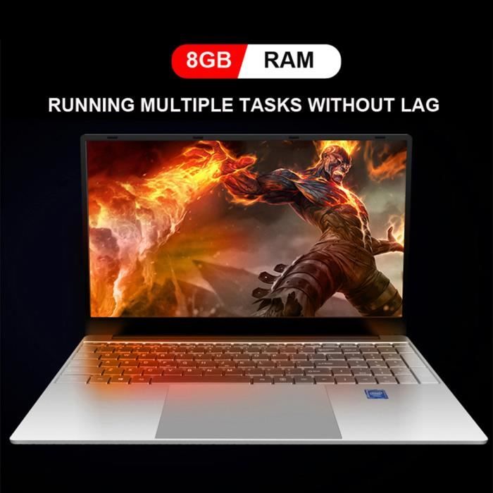 Ordinateur portable 15 6 pouces Intel J3455 Core3