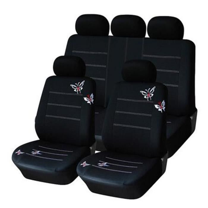 Housses Siège Auto Universelles Mercedes – Cuir Nappa 5 Pièces – Protection Complète Pour W204, W211, Classe A/B/C/E…