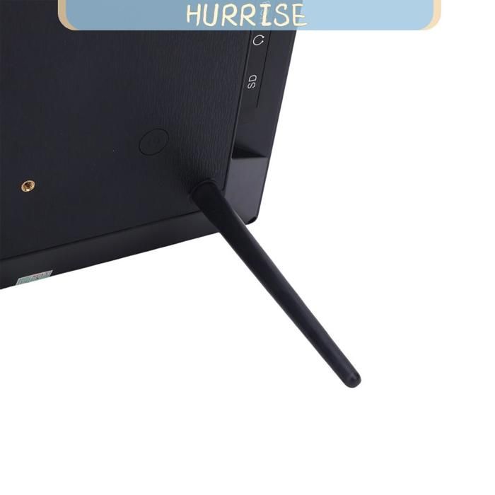 Cadre Photo Numérique Tibuta 15,6" Tactile - Wi-Fi, 32 Go - Application Uhale - Design Noyer