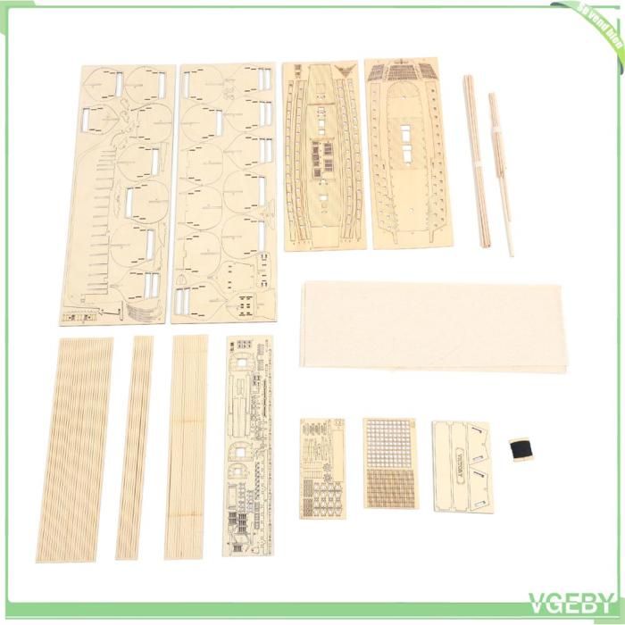 YLME Maquette en Bois Kit De Modèle D'assemblage De Voilier Bricolage en Bois, Jouet De Voilier Occidental Classique, Décoration D'intérieur Élégante, pour Les Amateurs De Modèles,B