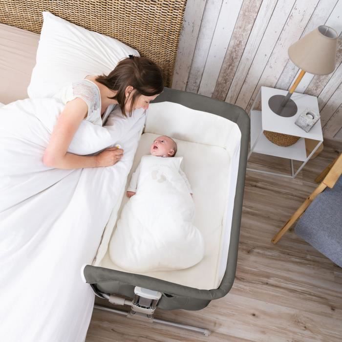Lit Cododo Bebeconfort Amara 2-en-1 - Berceau Pliable En 3 Sec Pour Bébé 0-9kg, Avec Matelas Rembourré