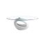 Goldfan Table A Cafe Blanche Vernis Achat Vente Table Basse