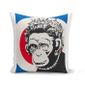 Housse De Coussin 40x40 Cm Banksy Monkey Queen Reine D Angleterre