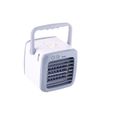 Mini climatiseur USB – Nosheir – Refroidisseur d'air portable 3 vitesses 200ml – Pour bureau, chambre – Gris 13.5cm