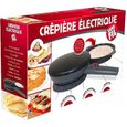 KITCHEN PRO - Crêpière électrique sans fil diamètre 20 cm avec revêtement anti-adhérent-0