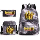 YANTASTIC SAC A DOS Fortnite Sac a Dos Ensemble de 3 Pieces avec Sacs à Lunch et Trousse pour enfants et Étudiants