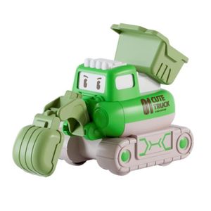 VOITURE - CAMION Vert - Voiture électrique pour enfants, jouets de contrôle, pour garçons, pelleteuse, camion à benne, Bulldoz