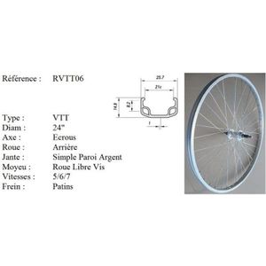 Disque plastique best sale roue arriere velo