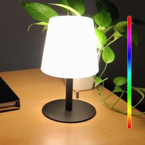 Kizozo Lampe de table LED sans fil, lampe de table avec batterie