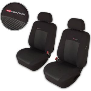 Housses De Siège Individuelles - Cora 000127801 Comfort Couvre-siège Auto  Noir - Cdiscount Auto