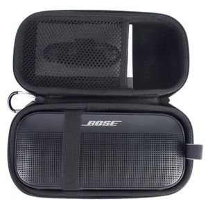 HOUSSE - ÉTUI Housse Étui pour Bose SoundLink Flex Bose Enceinte sans Fil Bluetooth Portable (Noir) - boîte Seule