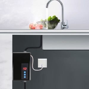 TTLIFE Mini chauffe-eau électrique compact 8 l 1500 W prêt à brancher Pour lavabo Blanc 