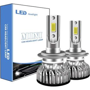 Ampoule phare - feu 2X Ampoule H7 Led, 12000Lm Phares Pour Voitures Et