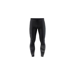 COLLANT DE RUNNING Collant Running - CRAFT - Delta 2.0 WarmLong Tights - Homme - Noir - Vêtement de compression pour l'hiver
