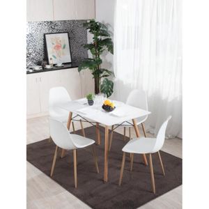 Table A Manger Rectangulaire Scandinave Achat Vente Pas Cher