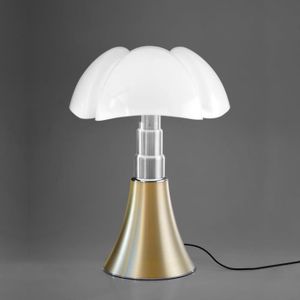 LAMPE A POSER PIPISTRELLO 4.0-Lampe ampoules LED bluetooth pied télescopique H66-86cm Laiton Martinelli Luce - designé par Gae Aulenti H