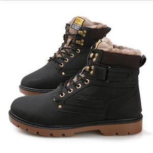 botte homme fourrée