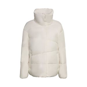 Doudoune femme ecru Cdiscount