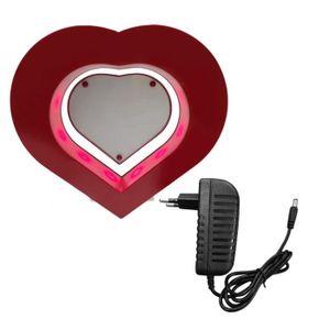 Cadre Photo-Coeur rouge
