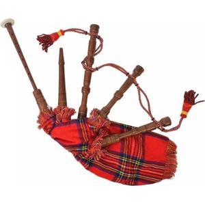 CORNEMUSE Cornemuse écossaise Great Highland d'enfants tartan rouge Royal Stewart