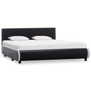 Structure De Lit 160x200 Avec Tiroirs Achat Vente Pas Cher