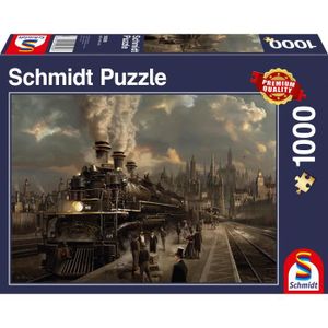 PUZZLE Puzzle Locomotive Schmidt Spiele - 1000 Pièces - P