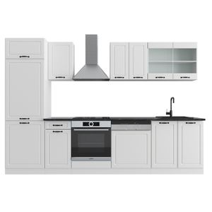 Cuisine Sans Plan De Travail Cuisine D'Angle R-Line Vicco 180 Cm - Meuble Bas Sans Plan De Travail - Noir Haute Brillance/Anthracite - À Assembler Cuisine Modulable Sans Plan