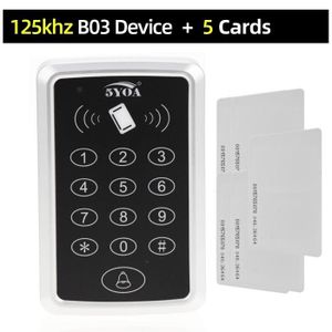 BADGE RFID - CARTE RFID B03 And 5 Cards Serrure de porte RFID 125KHz ouvre