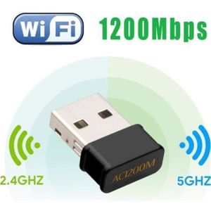 CLE WIFI - 3G Mini USB WiFi Adaptateur 1200Mbps Clé WiFi Dongle 