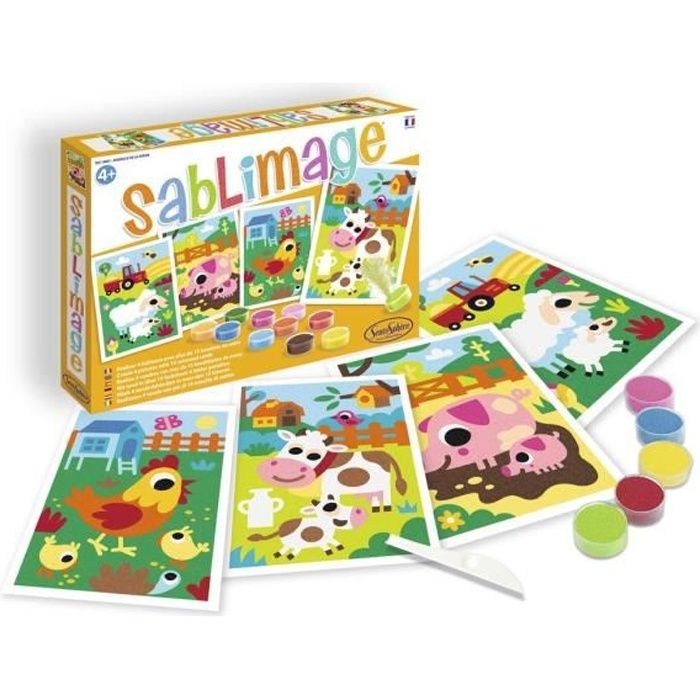 SALIMAGE - VALISETTE - 22 POTS DE SABLE : : Jeux et Jouets