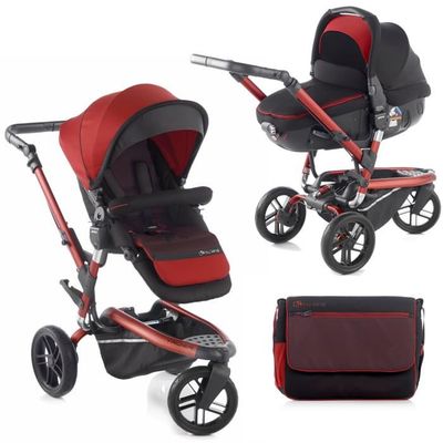JANE Poussette Combin e Duo Trider Matrix Light 2 Rouge