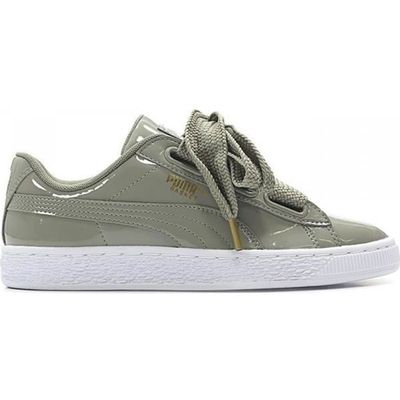 PUMA HEART PATENT WNS BASKETS MODE FEMME Gris Cdiscount Chaussures