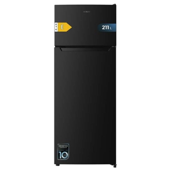 Réfrigérateur Combiné Cecotec Bolero CoolMarket 296L - 2 Portes, 60 Cm Large, Fonctions FastCooling Et FastFreezing, Inox Foncé - 4