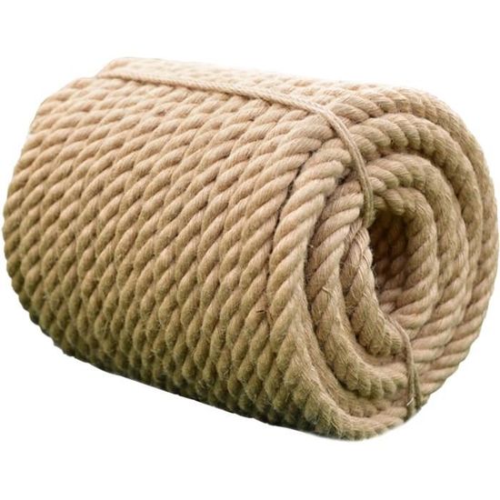 Corde en Sisal Naturelle 6mm×30M Corde en sisalpour Arbre à Chat Corde