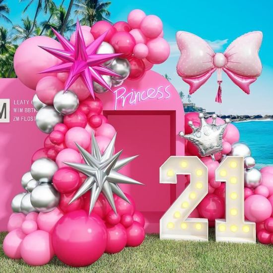 Kit Décoration Arche à Ballons Halloween - 127 Pièces Rose Pastel Et Noir - Avec Ballons 3D Chauve-Souris, Fantôme - Pour Fête Prénatale Ou Anniversaire
