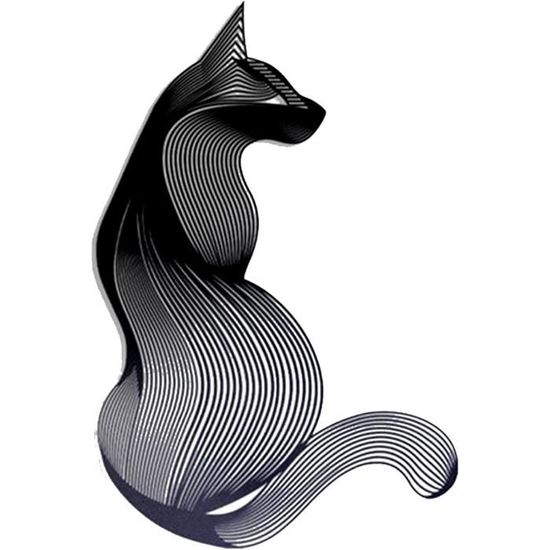 Lark Manor Portrait D'un Magnifique Chat Gracieux - Animaux, Décoration Murale Chat - 5 Panneaux