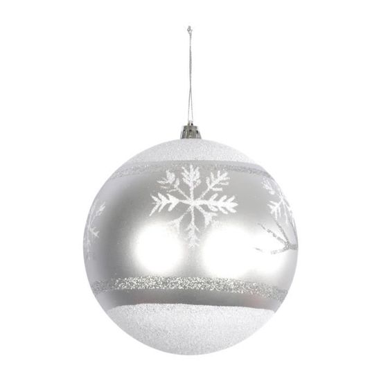 Nouveau Premier Arbre de Noël décoration Boules incassable Pk 24 x 60 mm Argent