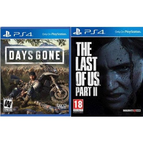 The Last of Us Part II Jeu PS4 + Days Gone Jeu PS4